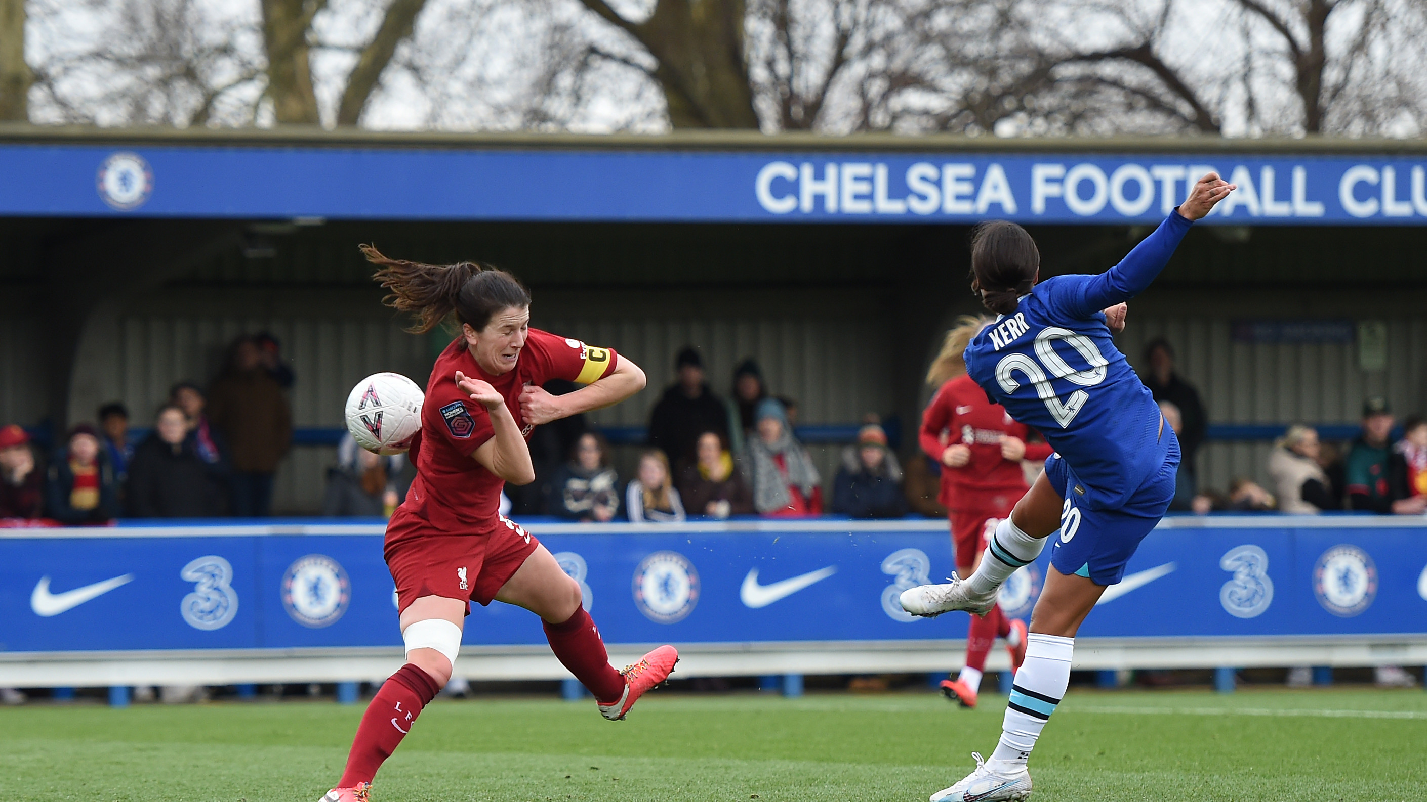 Sam Kerr's superb volley v Liverpool! | Video | Official Site | Chelsea